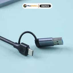 Thumbnail Hub chuyển đổi tốc độ cao Remax RU-U7 5 in1 USB A - Type C ra USB 3.0, 2.0, thẻ nhớ - Phúc Phụ Kiện 3
