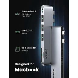 Thumbnail Hub chuyển đổi Type C UGREEN 15495 15596 60560 HDMI 4K30Hz PD 100W | Bảo hành chính hãng 18 tháng 1 đổi 1 2