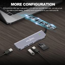 Thumbnail Hub USB 3.0 GOOJODOQ Type C  5 trong 1 mở rộng kết nối thích hợp cho PC/ laptop/ điện thoại/ Macbook 3