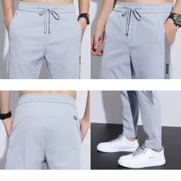 Thumbnail 【Địa phương có hàng】Quần Dài Thể Thao Nam cao cấp chất mềm mịn ko nhăn nhiều màu. Quần Dài Nam Phong Cách Vải Mịn Thoáng Mát 4