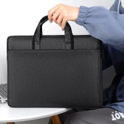 Thumbnail IELGY Đơn giản dây kéo di động tài liệu cuộc họp văn phòng cặp nam 2
