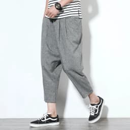Thumbnail IELGY Quần âu Nhật Bản mới quần cotton và vải lanh thời trang nam 2