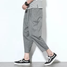 Thumbnail IELGY Quần âu Nhật Bản mới quần cotton và vải lanh thời trang nam 3