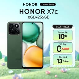 Thumbnail Điện thoại di động HONOR X7c 8GB + 256GB | Pin 6000mAh | Camera 108MP| Loa kép | Kháng nước IP64 1