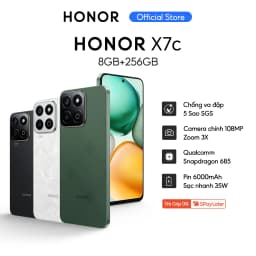 Thumbnail Điện thoại di động HONOR X7c 8GB + 256GB | Pin 6000mAh | Camera 108MP| Loa kép | Kháng nước IP64 2