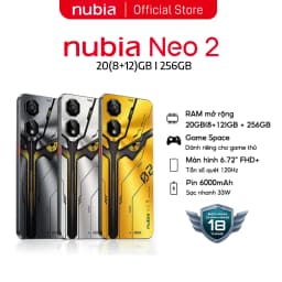 Thumbnail Điện thoại Gaming Nubia Neo 2| 20(8+12)GB/256GB| 6.72'' 120Hz | Sạc nhanh 33W| BH 18 tháng 2