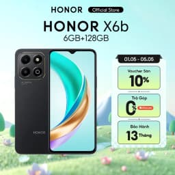 Thumbnail Điện thoại HONOR X6b 6GB+128GB | Pin 5200mAh, Camera 50MP AI, tần số quét 90Hz | Hàng Chính Hãng 1
