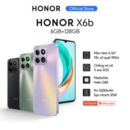 Thumbnail Điện thoại HONOR X6b 6GB+128GB | Pin 5200mAh, Camera 50MP AI, tần số quét 90Hz | Hàng Chính Hãng 2