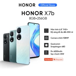 Thumbnail Điện thoại HONOR X7b 8GB+256GB | Pin 6000mAh, Camera 108MP, Màn hình 6.8" | Bảo hành 13 tháng 2