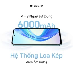 Thumbnail Điện thoại HONOR X7b 8GB+256GB | Pin 6000mAh, Camera 108MP, Màn hình 6.8" | Bảo hành 13 tháng 3