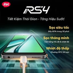 Thumbnail Điện Thoại Itel RS4 12/256GB | NFC | 5000 mAH | 120Hz | Sạc Nhánh & Nhanh 45W| BH 12T 1