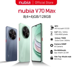 Thumbnail Điện thoại Nubia V70 Max 8(4+4)GB/128GB I Pin 6000mAh I 6.9"120Hz I Chống rơi vỡ* 1