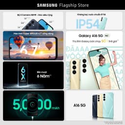 Thumbnail Điện thoại Samsung Galaxy A16 5G (8GB/128GB), màn hình Super AMOLED 6.7", kháng bụi nước IP54 2