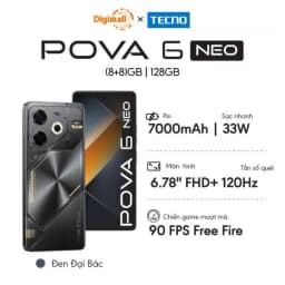 Thumbnail Điện thoại Tecno Pova 6 Neo (8GB/128GB) - Helio G99 Ultimate | 7000 mAh | Sạc nhanh 33W 2