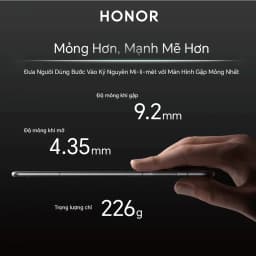 Thumbnail Điện thoại thông minh cao cấp HONOR Magic V3 5G 12GB + 512GB | Màn hình 7.92 inch| BH 24 Tháng 3