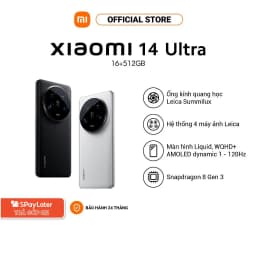 Thumbnail Điện thoại thông minh Xiaomi 14 Ultra (16+512GB) | Màn hình 6.73" WQHD+ AMOLED 120Hz | Camera Leica | Snapdragon® 8Gen3 2
