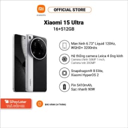 Thumbnail Điện thoại thông minh Xiaomi 15 Ultra (16+512GB) | Màn 6.7" 3200nits | 4 Camera Leica | SD8 Elite 2