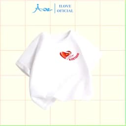 Thumbnail ILOVE Áo thun cờ đỏ sao vàng Việt Nam, Áo cộc Việt Nam cho bé chất cotton thoải mái cho bé từ 8.5-32kg 3