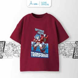 Thumbnail ILOVE Áo thun cộc tay robot TRANSFORMERS, áo phông tay ngắn chất COTTON mềm mịn, thoáng mát dành cho bé trai 8.5-32kg 3