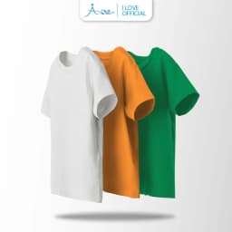 Thumbnail ILOVE Áo thun cộc tay trẻ em mẫu trơn, áo phông tay ngắn ILOVE chất COTTON thoáng mát dành cho bé trai, bé gái 8.5-32kg 2