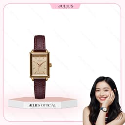 Thumbnail JA-787 đồng hồ nữ dây da nâu Sale off | Julius Official 1