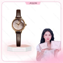 Thumbnail JA-979 đồng hồ nữ Julius dây da nâu | Julius Official 1
