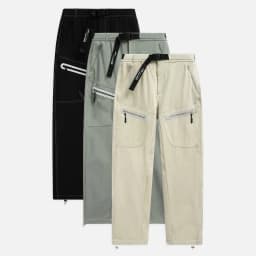 Thumbnail Jogger Nam Relaxed Belt White Opening, Chất Vải 90% Nylon-10% Spandex Thoải Mái, JG0008, SOMEHOW 1
