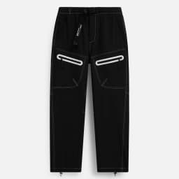 Thumbnail Jogger Nam Relaxed Belt White Opening, Chất Vải 90% Nylon-10% Spandex Thoải Mái, JG0008, SOMEHOW 2