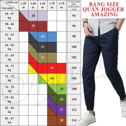 Thumbnail Jogger quần kaki nam Amazing, bo lai, unisex big size, dáng thể thao năng động, vải co giãn nhẹ 2