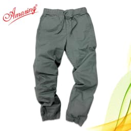 Thumbnail Jogger quần kaki nam Amazing, bo lai, unisex big size, dáng thể thao năng động, vải co giãn nhẹ 3