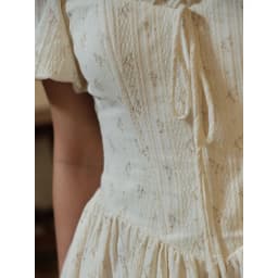 Thumbnail JOVEN Đầm Nữ Lany Cổ Vuông Tay Phồng Nhún Xoè Dáng Corset Tôn Dáng 4