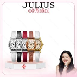 Thumbnail Julius Official | Đồng hồ nữ Julius JA-544 dây da size 22 1