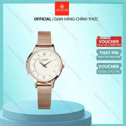 Thumbnail Julius Official| Đồng hồ nữ JULIUS JA-1060 dây thép 1