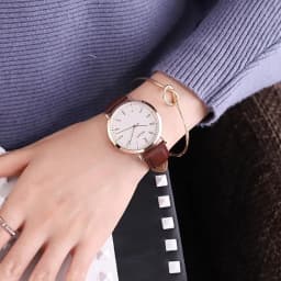 Thumbnail Julius Official đồng hồ nữ JA-1017 dây da 4