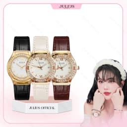 Thumbnail Julius Official | Đồng hồ nữ Julius JA-1395 dây da 1