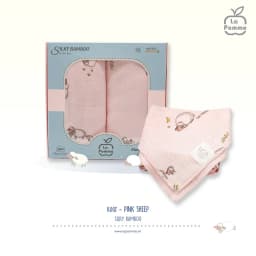 Thumbnail K002 Set 2 Khăn đa năng sợi tre lụa (75x75) La Pomme 4