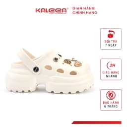Thumbnail Kaleea - Dép Sục Nữ Thời Trang Gắn Charm Hách Dáng Độn Đế 5P - D03 1