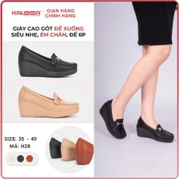 Thumbnail Kaleea - Giày Cao Gót Đế Xuồng Siêu Nhẹ, Đi Êm Chân Cao 6p - H28 1