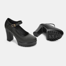 Thumbnail Kaleea - Giày Cao Gót Nữ Chất Da Mềm, Đi Nhẹ, Êm, Giày Đế Đúp Cao 9p - MO629 (Lấy tăng size) 4