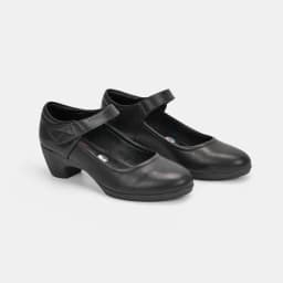 Thumbnail Kaleea - Giày Cao Gót Nữ Đi Siêu Êm Đế Vuông Quai Dán Đế Cao 5p - K02 3