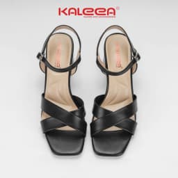 Thumbnail Kaleea - Giày Sandal Cao Gót Nữ Thiết Kế Quai Da Đan Chéo Đế Cao 7p - EUNN36 4