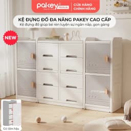 Thumbnail Kệ Đựng Đồ Đa Năng PAKEY Phong Cách Hàn Quốc Nhiều Ngăn, Tủ Để Đồ Sơ Sinh Dung Tích Lưu Trữ Lớn (Có Tấm Hậu) 1