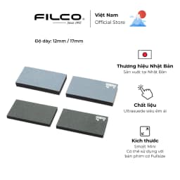Thumbnail Kê tay bàn phím cơ Filco Majestouch wrist rest "Macaron" Kiểu Tách Đôi Đế Poron cao cấp - Hàng Chính Hãng 1