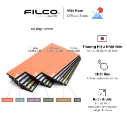 Thumbnail Kê tay Filco Majestouch Wrist rest Macaron dày 17mm Đế Poron cao cấp - Hàng Chính Hãng 1