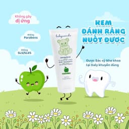 Thumbnail Kem đánh răng cho bé Babycoccole nuốt được hương táo 75ml 4