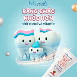 Thumbnail Kem đánh răng cho bé Babycoccole trẻ em nuốt được từ 6M+ hương dâu 30ml 3