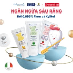 Thumbnail Kem đánh răng cho bé Babycoccole trẻ em nuốt được 30ml/75ml 1