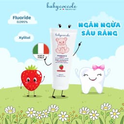 Thumbnail Kem đánh răng cho bé Babycoccole trẻ em nuốt được 30ml/75ml 3