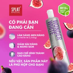 Thumbnail Kem Đánh Răng Cho Hơi Thở Thơm Mát SPLAT Special series Dạng Gel Làm Sạch Mảng Bám 75ml 4