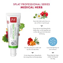 Thumbnail Kem Đánh Răng SPLAT Medical Herbs Professional series chứa nhiều tinh chất bảo vệ nướu và đánh bóng men răng 20ml. 1